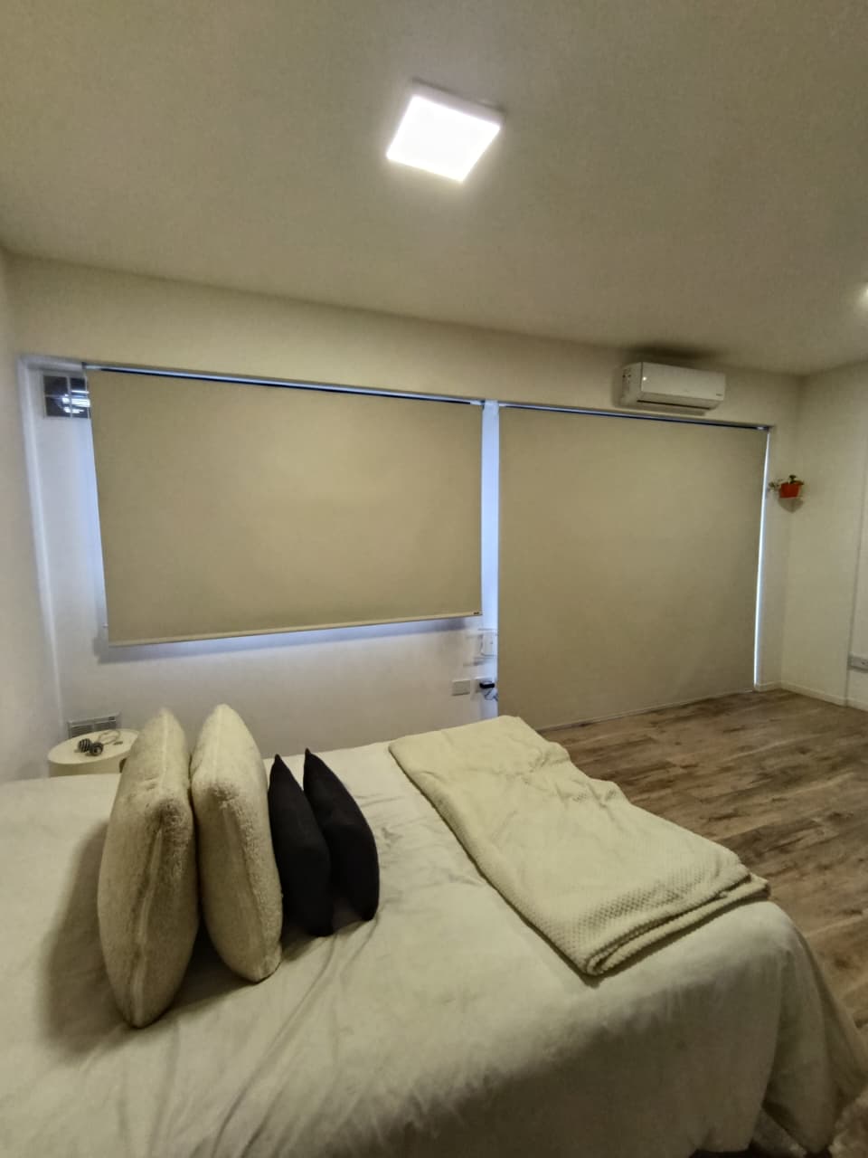 Arreglo de cortinas roller